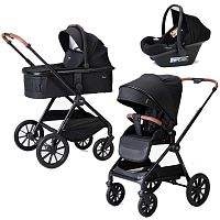 Bambini Moretti Коляска 3 в 1 Travel / цвет Black (черный)					