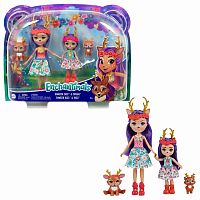 Enchantimals Набор игровой  Сестрички с питомцами Данесса и Данетта Оленни					