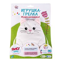 Fancy Baby Мягкая игрушка-грелка Кот Беляш / цвет белый					